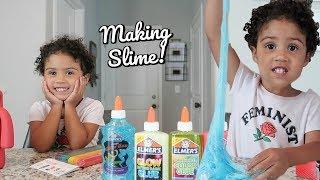 MAKING SLIME with my 2 Year Old