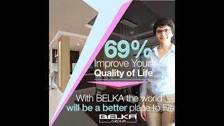 Belka NATURAL WALL PAPER, COTTON PAINTS ,How to Paint "ALMOST PERFECT" Patterns on Your Wall! (EASY)