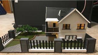 How to make beautiful house using cardboard | DIY Miniature house