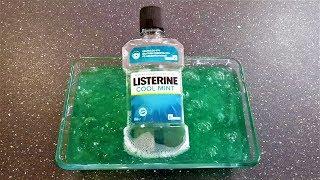 No Borax Clear Slime | How To Make Slime With Antiseptic MOUTHWASH