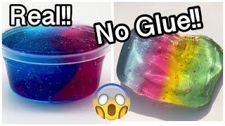 REAL No Glue Slime Recipes!!