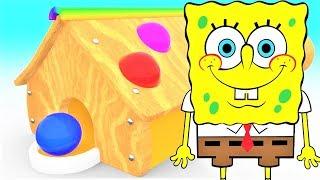 Kids House Knex vs LEGO Block Bricks,  Play Doh Toy Surprise Eggs,  Toys