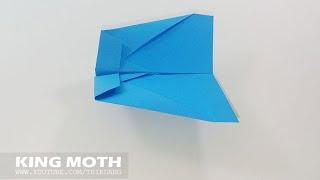 EASY PAPER AIRPLANE for KIDs- How to make a Paper Airplane that Flies | King Moth