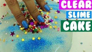How To Make Clear SLIME CAKE, Shampoo Water Slime FAMOUS INSTAGRAM SLIME Recipes & Tutorials