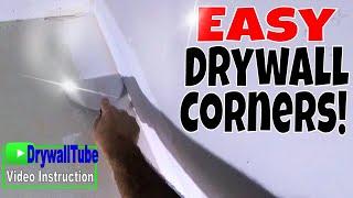 Easy Way to Tape an Inside Drywall Corner After Repairs and Skim Coat