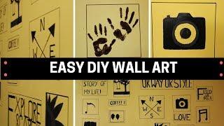 DIY Wall Art | Easy Wall Decor Ideas | Wall Painting | Diarytale.