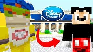 BOWSER JR GOES TO THE DISNEY STORE! *MICKEY MOUSE!* | Nintendo Fun House | Minecraft Switch [327]