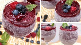 3-Ingredient Berry Wine Slushies!