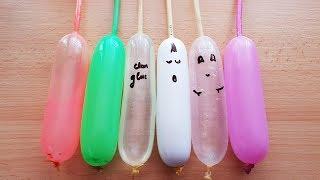 Making Slime With Funny Long Balloons
