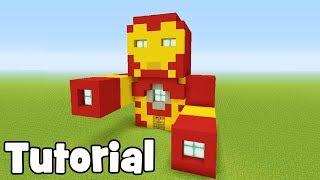 Minecraft Tutorial: How To Make A Iron Man House "Infinity War Minecraft"