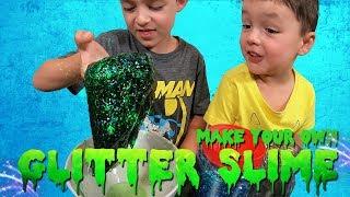 DIY glitter slime making fun | How to make slime easy at home for kids