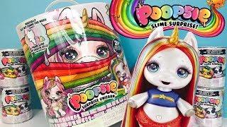 Poopsie Slime Surprise Unicorn Giant Rainbow Baby Licorne! Feed Glitter & Make Slime Blind Bags