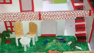 How to make thermocol house for school project