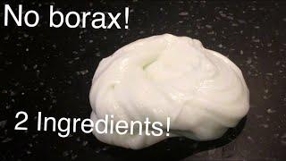 How to make slime No Borax! For beginners! Easy!!