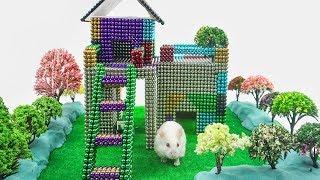 DIY How To Make Garden House for Rat with Magnetic Balls, Kinetic Sand, Mad Mattr