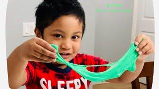 HOW TO MAKE SLIME! Easy Science Experiment for Kids