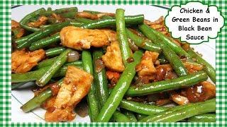 Asian Chicken & Green Beans Stir Fry with Black Bean Sauce Recipe