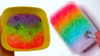 How to make Rainbow Slime | Most Satisfying Slime ASMR Compilation