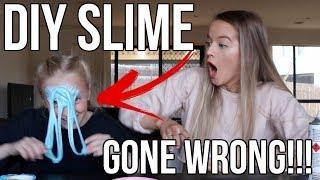 TEN YEAR OLD TEACHES ME HOW TO MAKE SLIME...GONE WRONG!!!