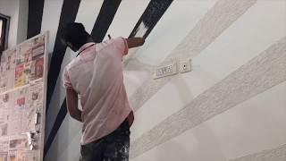 Wall Putty texture ideas wall putty Rastik Paints Royale play Design