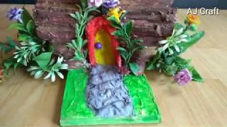 How to make fairy House at Home | waste bottle craft | Best out of waste
