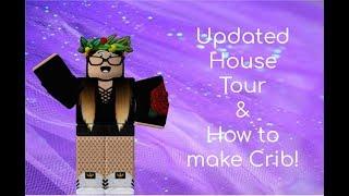 Updated Tumblr House Tour + How to make Crib! | Roblox Bloxburg Step-by-step tutorial + Tour!
