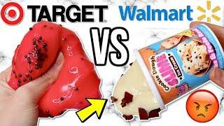 WALMART VS TARGET SLIMES! Is It Worth It?!