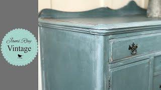 Furniture Flip | How To Milk Paint A Buffet Table