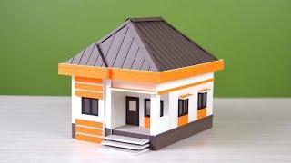 wow! how to make a beautiful house from foam board ( with dimensions)