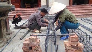 Amazing Construction Skills - Tips How To Make Iron In Building Construction House