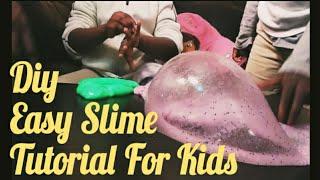 DIY SIMPLE AND EASY WAY TO MAKE SLIME/MAKING  SLIME IS A FUN ACTIVITY FOR KIDS/therapeutic CRAFT