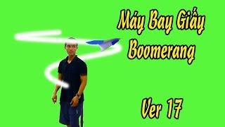 Cách Gấp Máy Bay Boomerang  Ver 17 , Origami Boomerang plane
