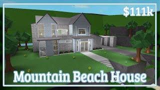 Bloxburg - Mountain Beach House Speed-build