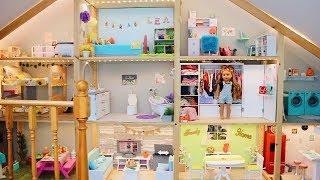 *HUGE* AG DOLLHOUSE TOUR! | AMERICAN GIRL DOLL HOUSE TOUR NEW 2018