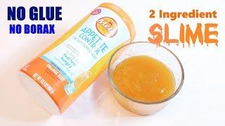How To make Slime with Metamucil Fiber II SUPER EASY SLIME ! NO GLUE OR BORAX! 2 Ingredient Slime