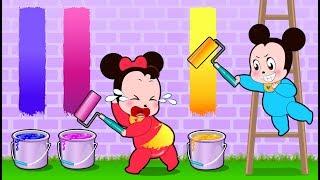 Mickey Mouse & Minnie Mouse Paint the walls color Funny Story! Mickey Mouse Full Episodes