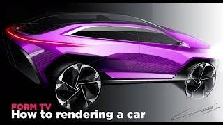 how to rendering a car