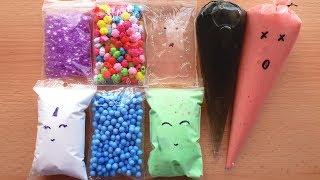 Making Slime with Piping and Bags Popping