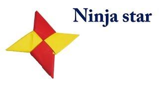 DIY How to make ninja star with paper# paper craft idea || simple and easy paper craft ||craft care