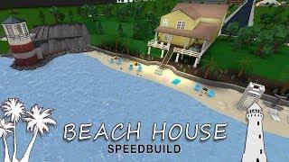 Roblox Bloxburg | Beach House Speedbuild