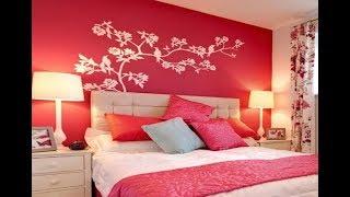 Top 100 Bedroom Wall decorating Ideas | Latest Painting Colour Combination For Bedroom 2019