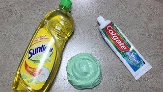 Dish Soap and Colgate Toothpaste Slime!!How to Make Slime Soap Salt and Toothpaste!!Must Watch !!!