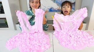 HOW TO MAKE CHEWED UP BUBBLE GUM SLIME!
