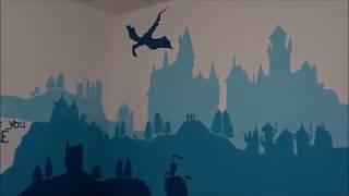 Hogwarts wall painting / time-lapse