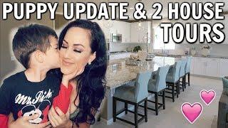 OUR BIG NEWS.....Puppy Update + 2 HOUSE TOURS!!!