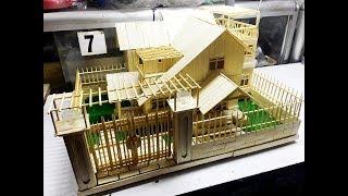 How to Make a beautiful House  from Popsicle Stick