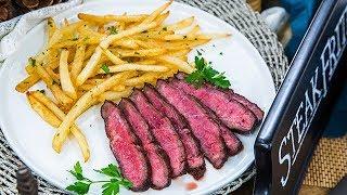 Steak Frites with Red Wine Vinegar Demi-Glace Beurre - Home and Family