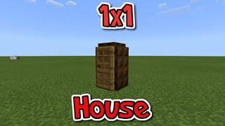 Minecraft | How to make a 1x1 Minecraft house (easy)