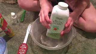 HOW TO MAKE BABY POWDER SLIME SLIMES A TRILLION