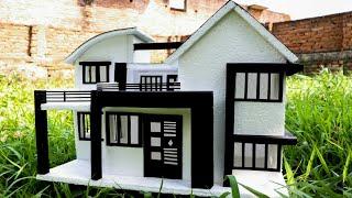 How to Make Beautiful House from Thermocol | Easy House Craft | थर्माकोल से घर बनाने का आसान तरीका
